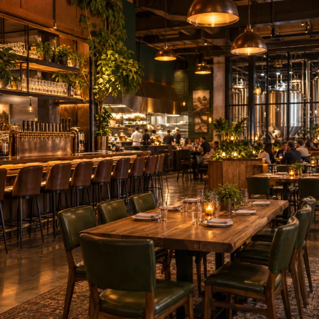 Bob’s Brewing dining room